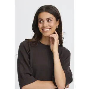 Pullover mit Rundhalsausschnitt Damen fransa Rosel 1 image-5