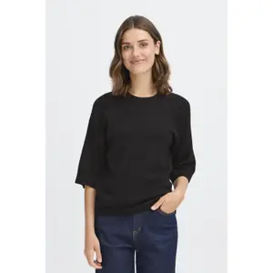 Pullover mit Rundhalsausschnitt Damen fransa Rosel 1 image-2