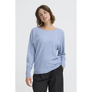 Pullover mit Rundhalsausschnitt Damen fransa Romina 1 image-2