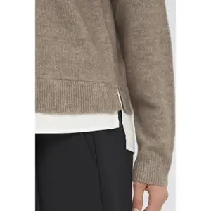 Jumper med rund halsringning för kvinnor fransa Risal 1 image-6