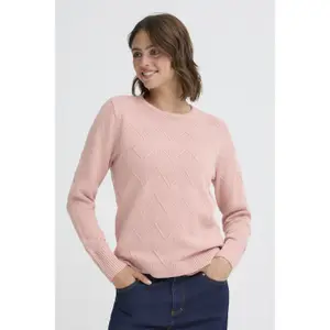 Pullover mit Rundhalsausschnitt Damen fransa Nanni 1 image-2
