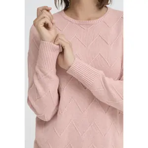 Pullover mit Rundhalsausschnitt Damen fransa Nanni 1 image-6