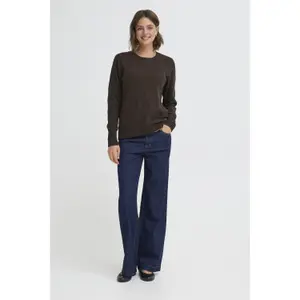 Pullover mit Rundhalsausschnitt Damen fransa Nanni 1 image-1