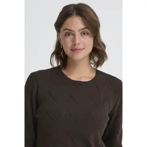 Pullover mit Rundhalsausschnitt Damen fransa Nanni 1 image-5