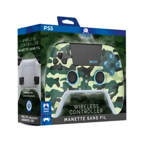 Manette de jeu bluetooth pour PS5 Led Freaks & Geeks