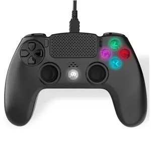 Manette de jeu PS4 avec câble jack filaire Freaks & Geeks