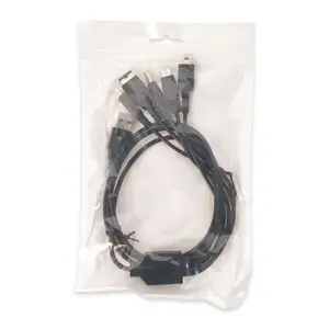 Multi-console USB Cable Freaks & Geeks DS Fat/GBA SP/2DS/3DS/3DSXL/DSLite/DSi/DSiXL/New3DS/New3DSXL/GamePad WiiU/PSP image-0