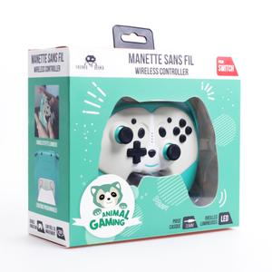Manette de jeu sans fil avec palettes et led enfant Freaks & Geeks Pandy image-2