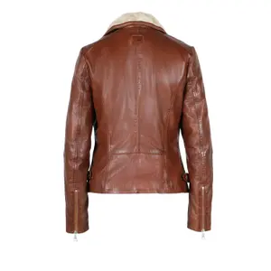 Lederjacke Frau Freaky Nation Winter Biker Princess image-1