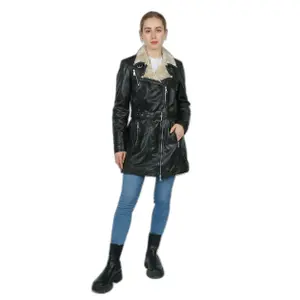 Ledermantel Frau Freaky Nation Polar Day image-1