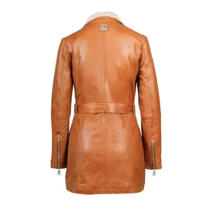 Ledermantel Frau Freaky Nation Polar Day image-3