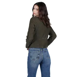 Veste en cuir femme Freaky Nation Fast Tula-FN SW image-1