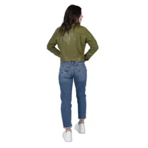 Lederjacke Frau Freaky Nation Natural Star image-3