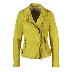 Lederjacke Frau Freaky Nation New Luck image-0