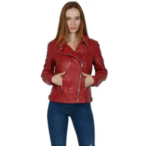 Lederjacke Frau Freaky Nation Aliet ST image-1