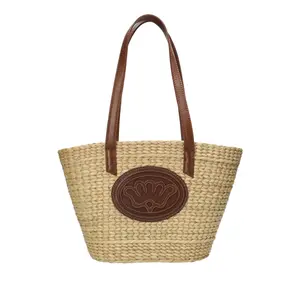 Seaweed Woven Tote Bag for Women Fred de la Bretoniere Pippa