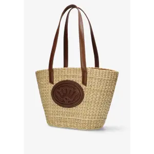Seaweed Woven Tote Bag for Women Fred de la Bretoniere Pippa image-1