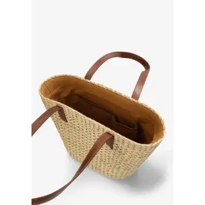 Seaweed Woven Tote Bag for Women Fred de la Bretoniere Pippa image-3