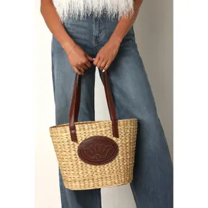 Seaweed Woven Tote Bag for Women Fred de la Bretoniere Pippa image-4