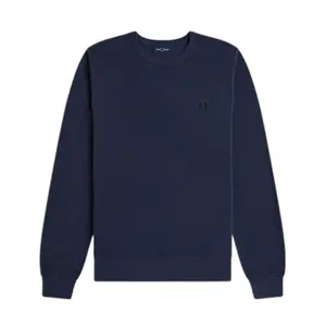 Pull i piquéstickad Fred Perry
