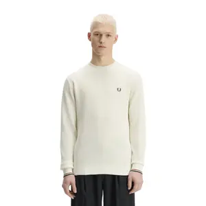 Pull in maglia a coste Fred Perry