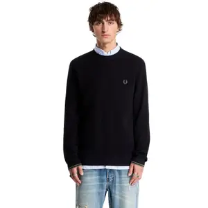 Pull in maglia a coste Fred Perry
