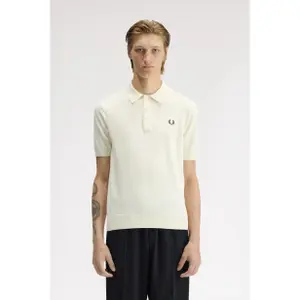 Polo de punto de algodón Fred Perry image-1