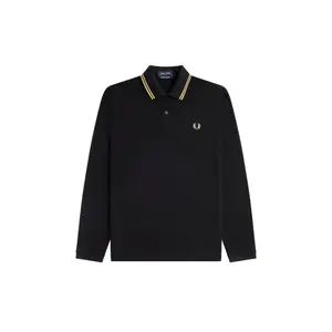 Long sleeve polo shirt Fred Perry Twin Tipped image-0