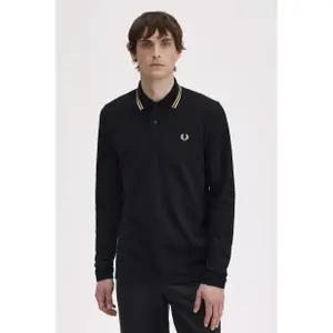 Long sleeve polo shirt Fred Perry Twin Tipped image-3