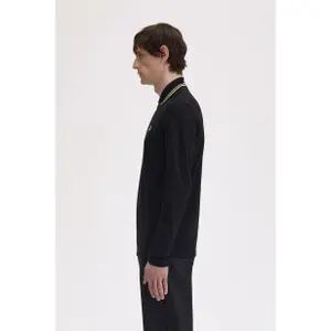 Long sleeve polo shirt Fred Perry Twin Tipped image-4