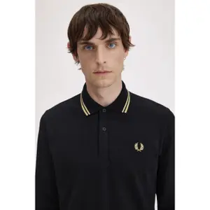 Long sleeve polo shirt Fred Perry Twin Tipped image-5