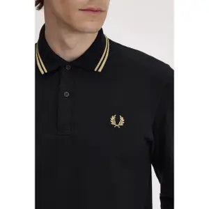 Long sleeve polo shirt Fred Perry Twin Tipped image-6