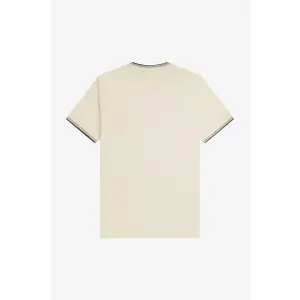 Contrast Trim Double Stripe T-Shirt Fred Perry image-1