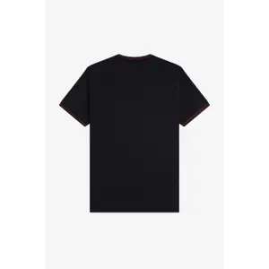 Contrast Trim Double Stripe T-Shirt Fred Perry image-1