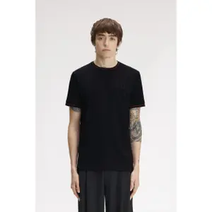 Contrast Trim Double Stripe T-Shirt Fred Perry image-2