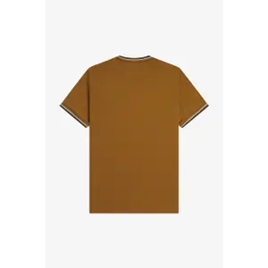 Contrast Trim Double Stripe T-Shirt Fred Perry image-1