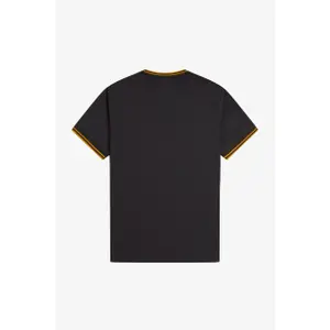 Contrast Trim Double Stripe T-Shirt Fred Perry image-1
