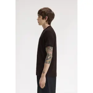 Contrast Trim Double Stripe T-Shirt Fred Perry image-3