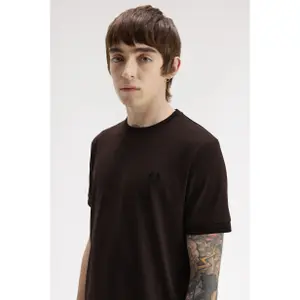 Contrast Trim Double Stripe T-Shirt Fred Perry image-5
