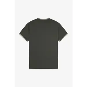 Contrast Trim Double Stripe T-Shirt Fred Perry image-1