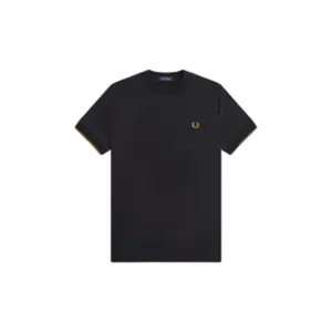 T-shirt a maniche in maglia Fred Perry image-0