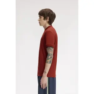T-Shirt mit Netzärmeln Fred Perry image-3