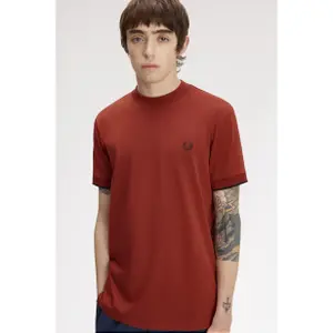 T-Shirt mit Netzärmeln Fred Perry image-4