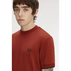 T-Shirt mit Netzärmeln Fred Perry image-5