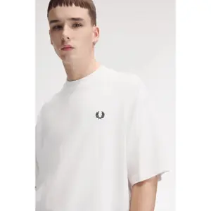 T-shirt med överdimensionerad storlek Fred Perry image-5