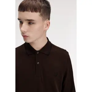Long sleeve polo shirt Fred Perry Twin Tipped image-3