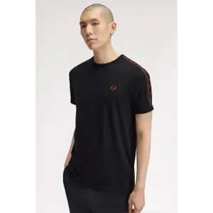T-shirt Fred Perry Contrast Tape Ringer image-3