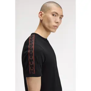 T-shirt Fred Perry Contrast Tape Ringer image-4
