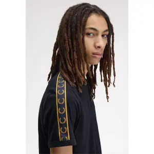 T-shirt Fred Perry Contrast Tape Ringer image-4