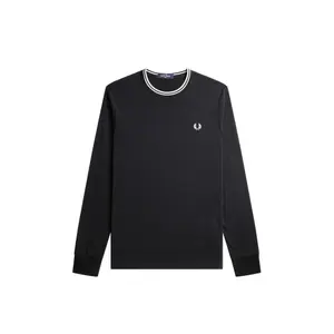 Long sleeve T-shirt with double piping Fred Perry image-0